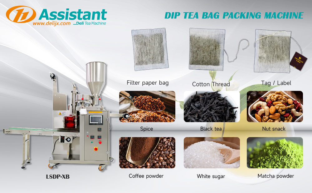 Tea Bag with Label Packaging Machine