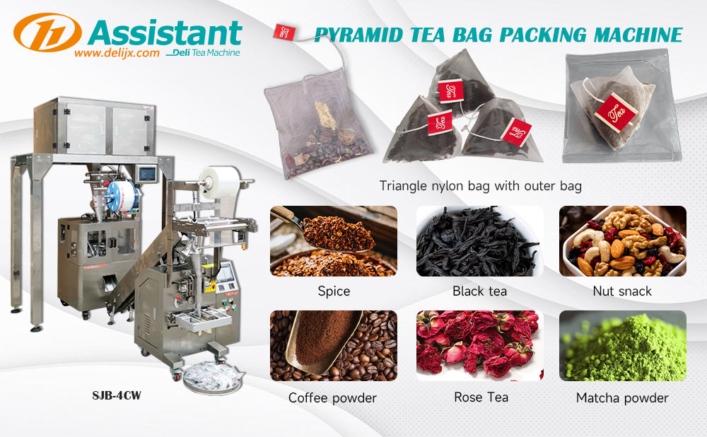 Customizable Pyramid Tea Bagging System