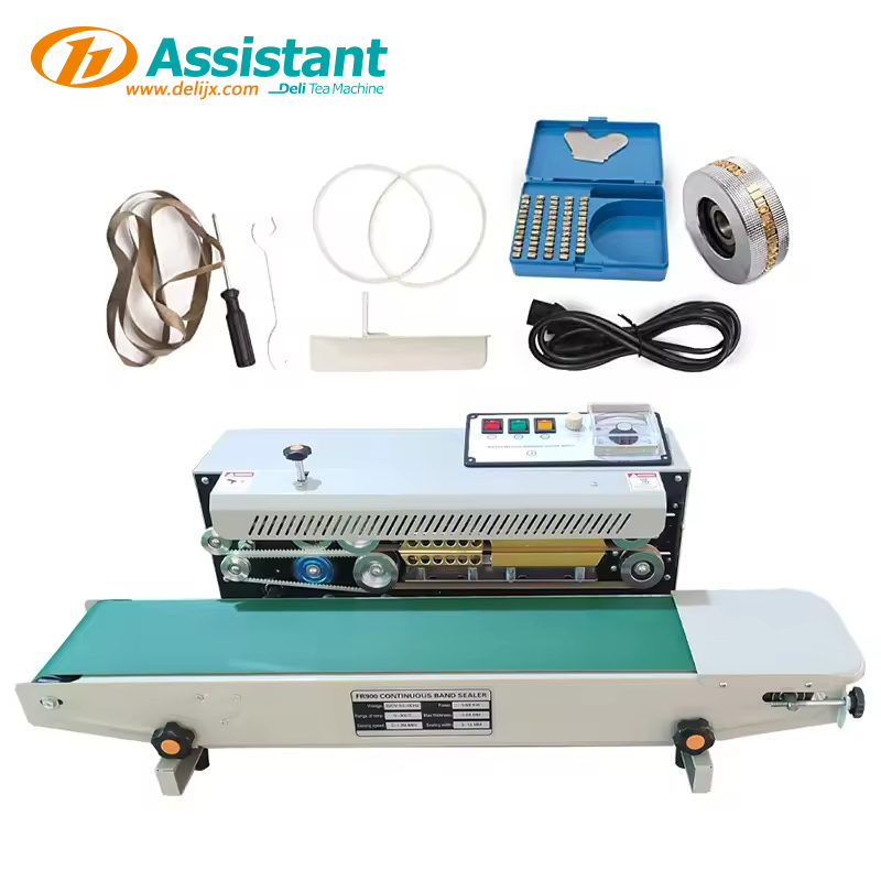 Horizontal Continuous Band Sealer with Date Steel Printing Printer